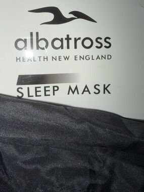 Albatross Black Sleep Mask